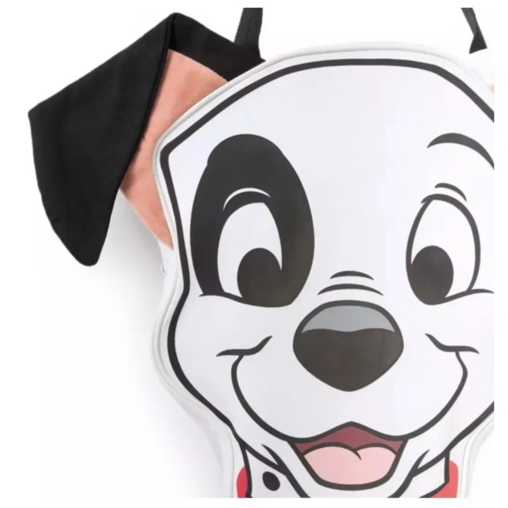 Disney Parks Patch 101 Dalmatians Big Face Tote Floppy 3D Ears w/Pink Velour NWT